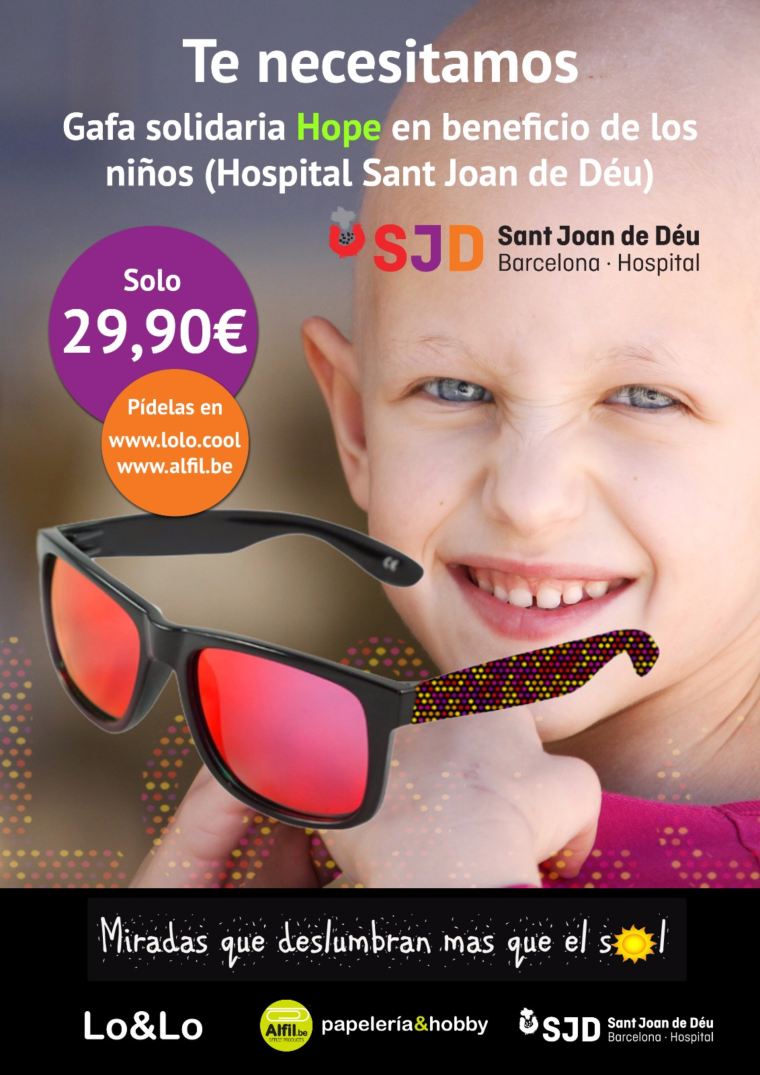 Campaña solidaria de Alfil.be junto con el hospital de Sant Joan de Déu.